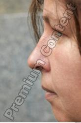 Nose Head Woman Casual Slim Overweight Street photo references